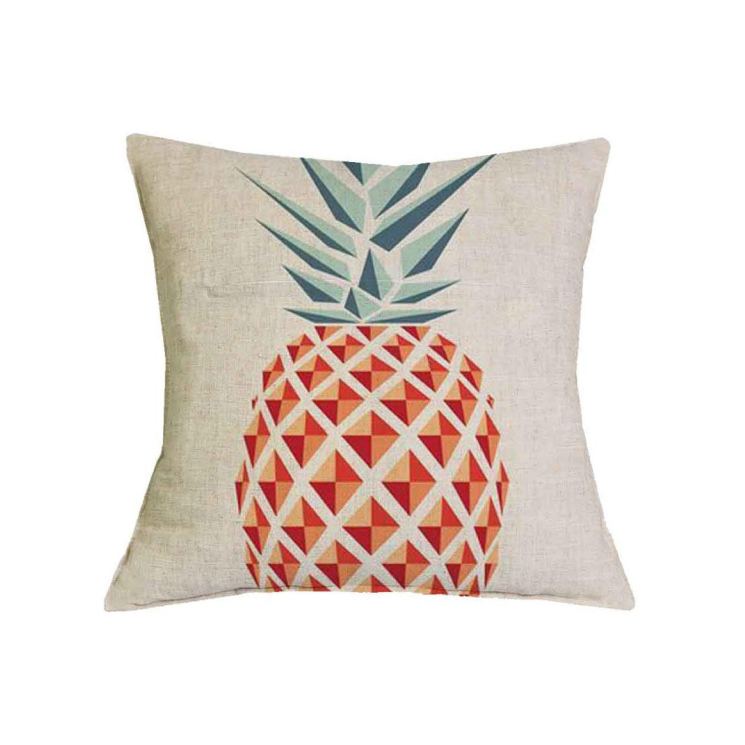 Pineapple Geometric Graphic Pattern Throw Pillow Cover