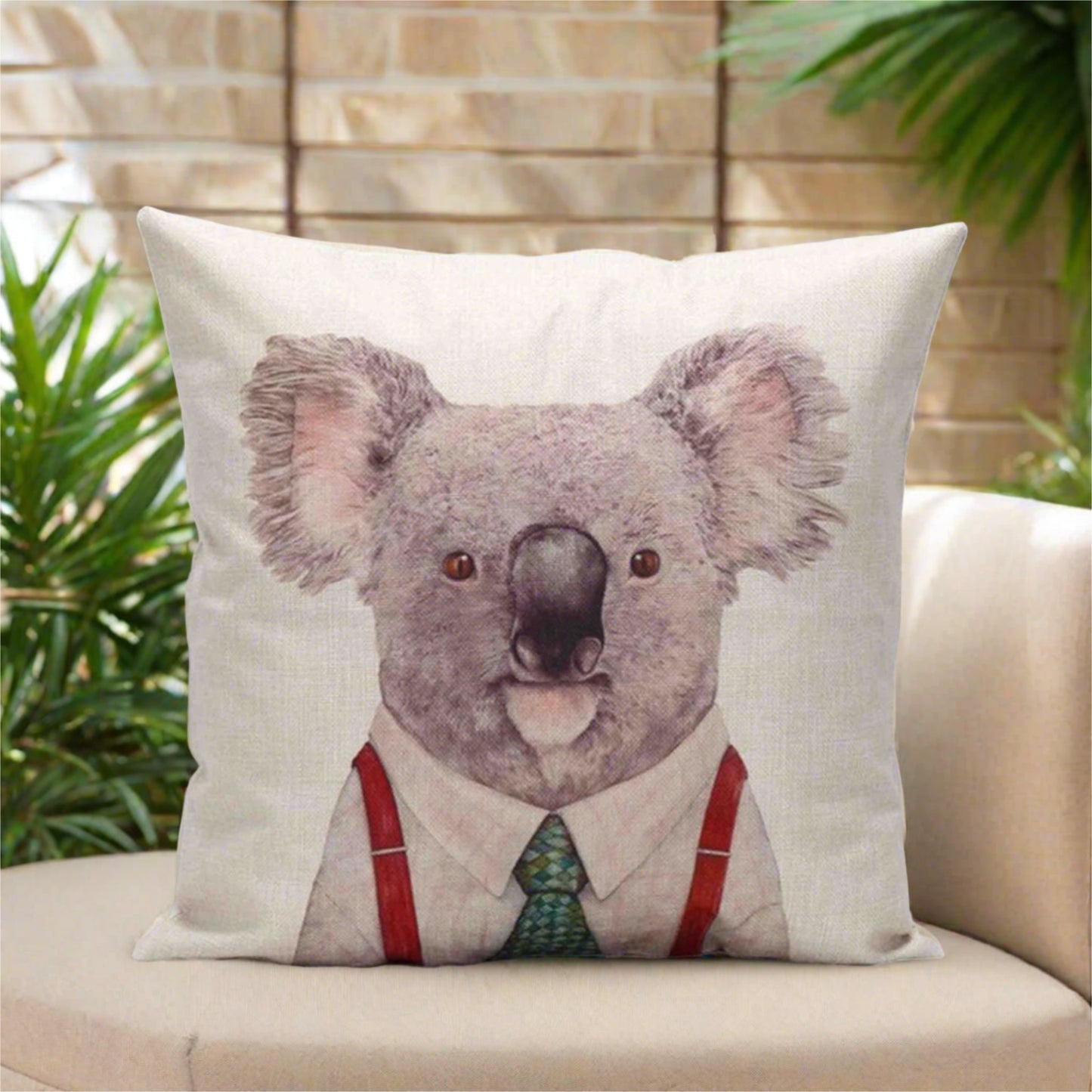 Mr. Animal Koala Pillow Cover