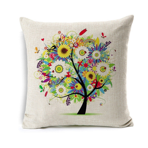 Colorful Tree Pillowcase