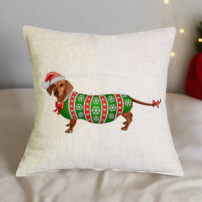 Sausage dog pillow case hotsell