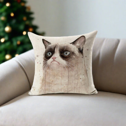 Grumpy Cat Pillow Cover
