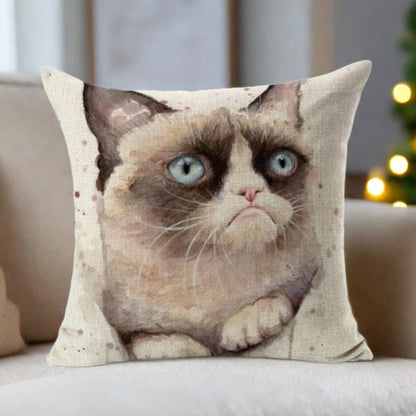 Grumpy Cat Pillow Cover