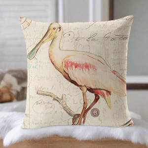 Mediterranean Ocean Animal Bird Pillow