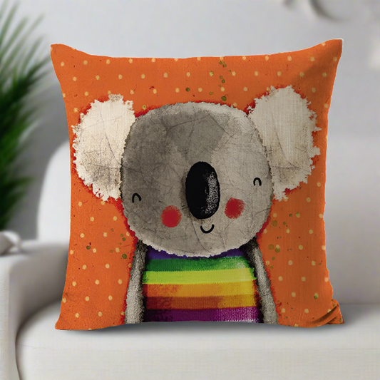 Koala Throw Pillow Cover