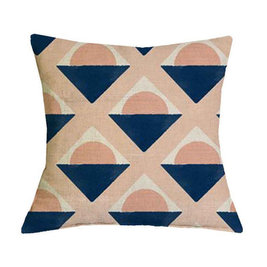Sunrise Sunset Geometric Pattern Pillow Cover