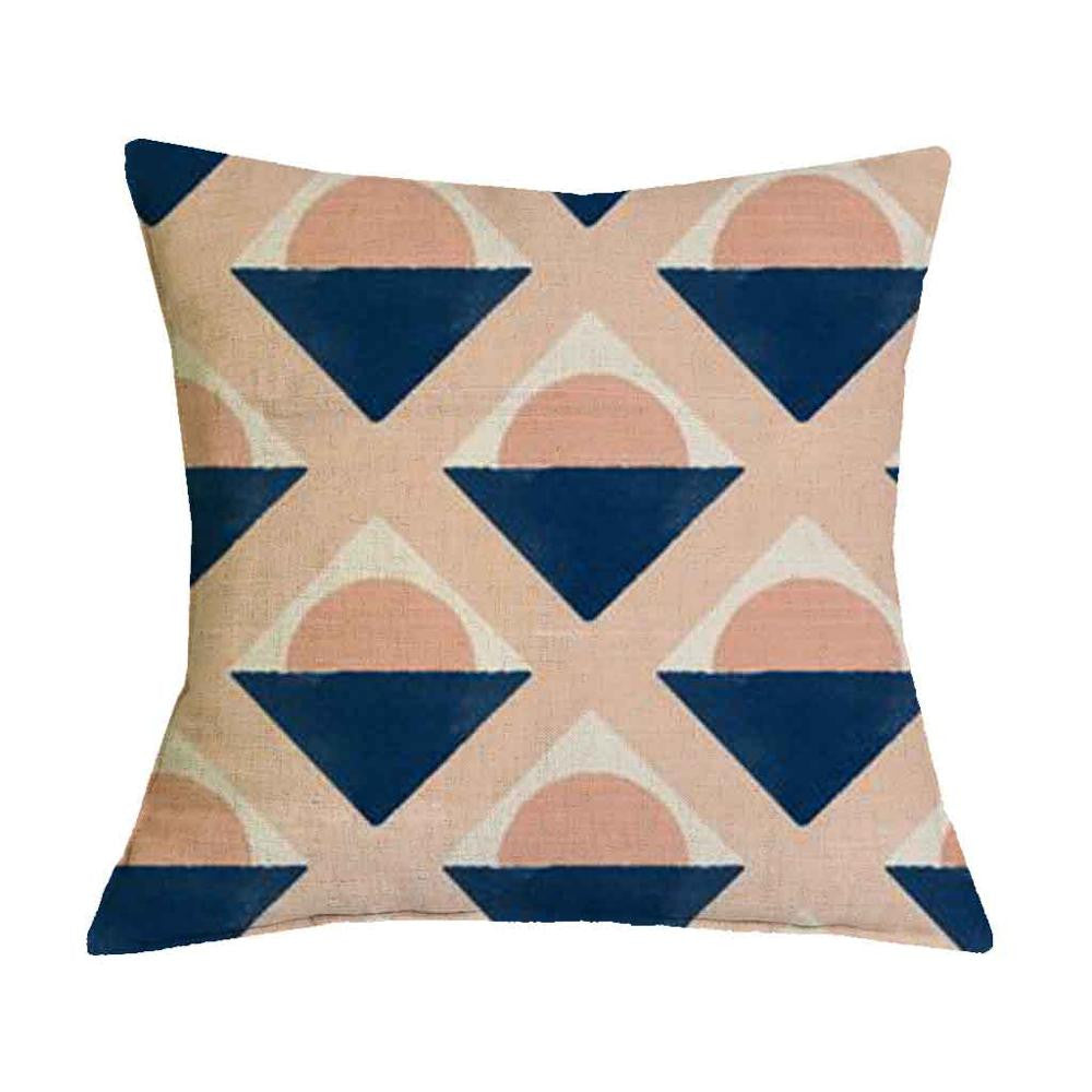 Sunrise Sunset Geometric Pattern Pillow Case
