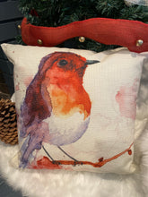 1 - Cute Red Bird Painting Decorative Pillow Case