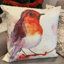 1 - Cute Red Bird Painting Decorative Pillow Case