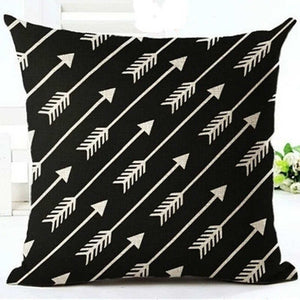 Black and White Pattern Pillowcase