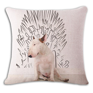Game Of Throne Bull Terrier Funny Pillow Case