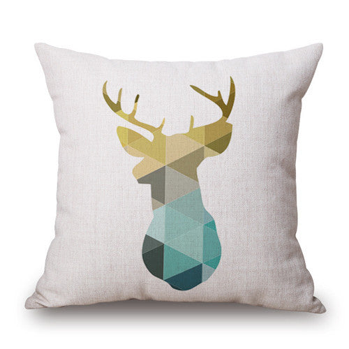 Nordic Buck Geometric Pillowcases