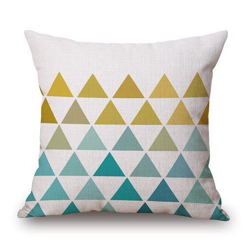 Nordic Triangle Geometric Pillowcases