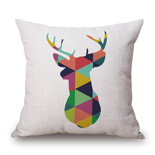 Nordic Buck Geometric Pillowcases