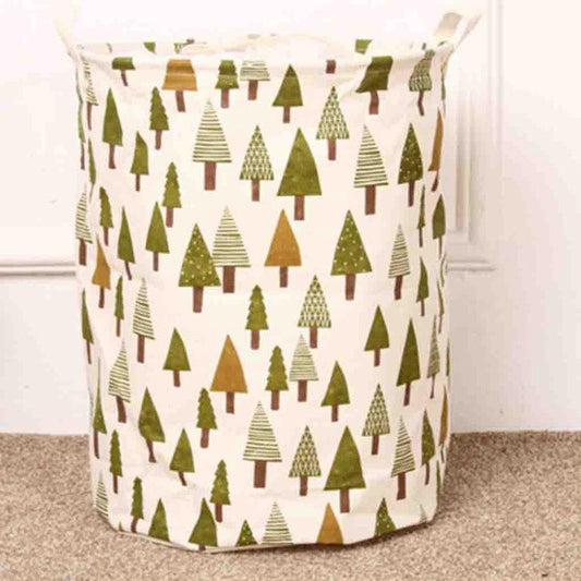 Various Tree Pattern Laundry Basket