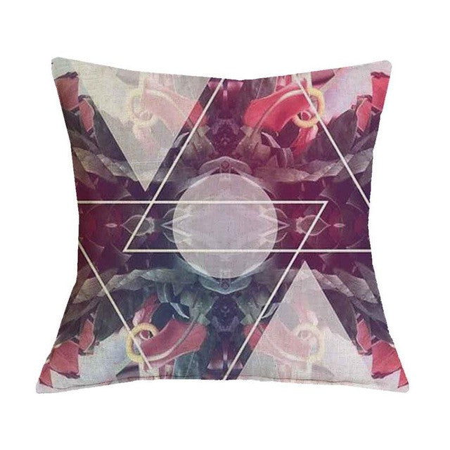 Geometric Graphic Pattern Pillow Case