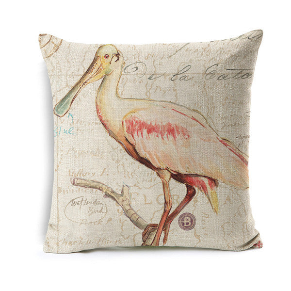 1 - Mediterranean Ocean Animal Bird Pillowcase