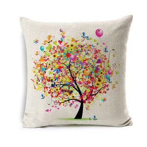Colorful Tree Pillowcase