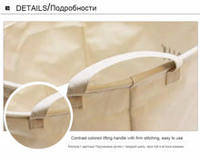 Bonjour Pink And Natural Waterproof Laundry Basket